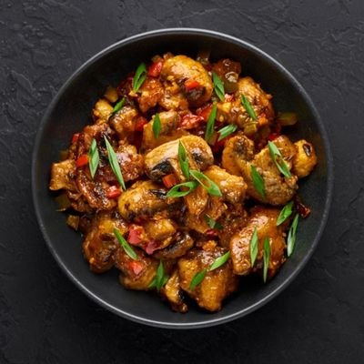 Mushroom Chilli Dry